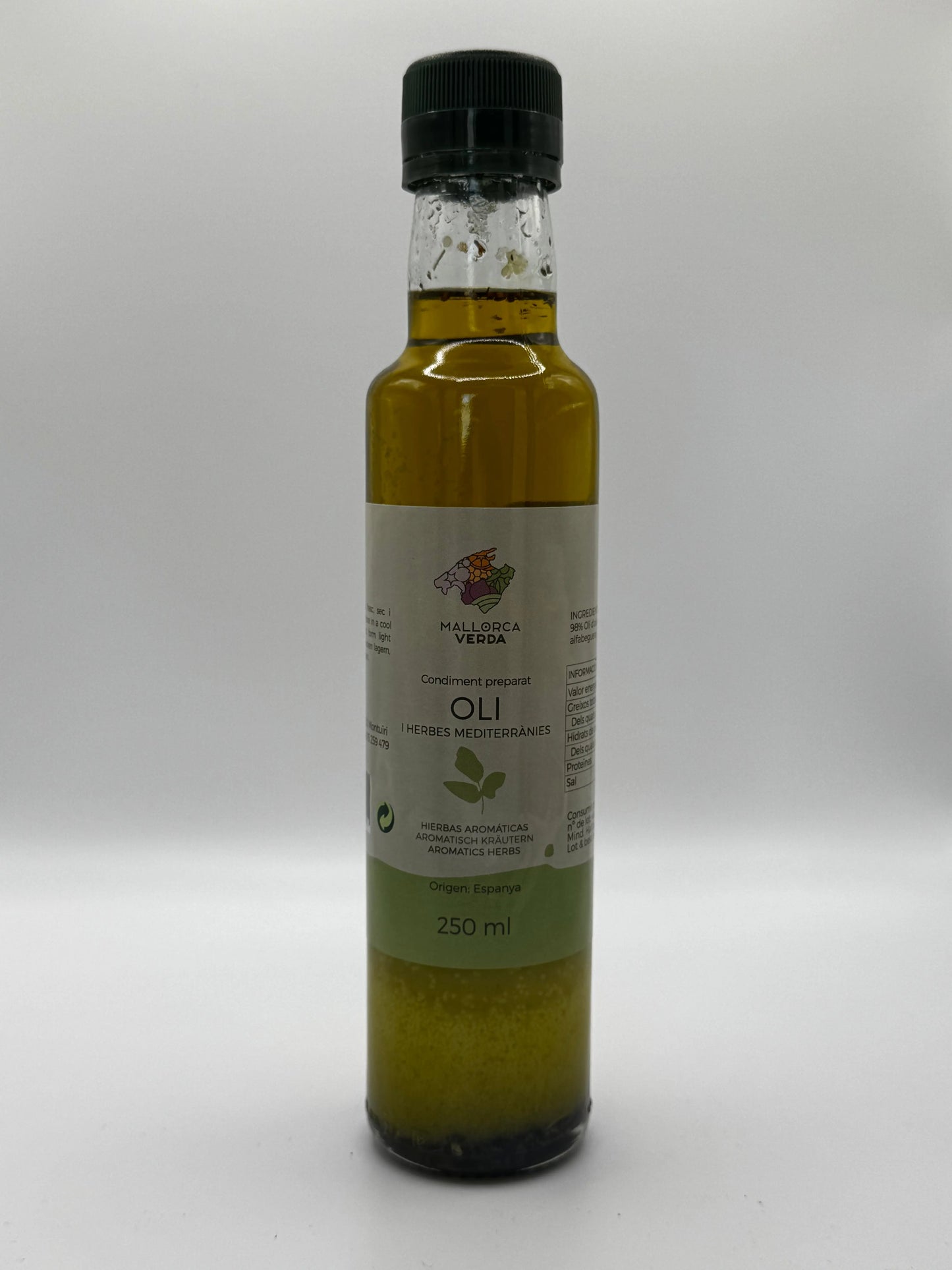 Mallorca Verda Olivenöl mit mediterranten Kräutern 250 ml