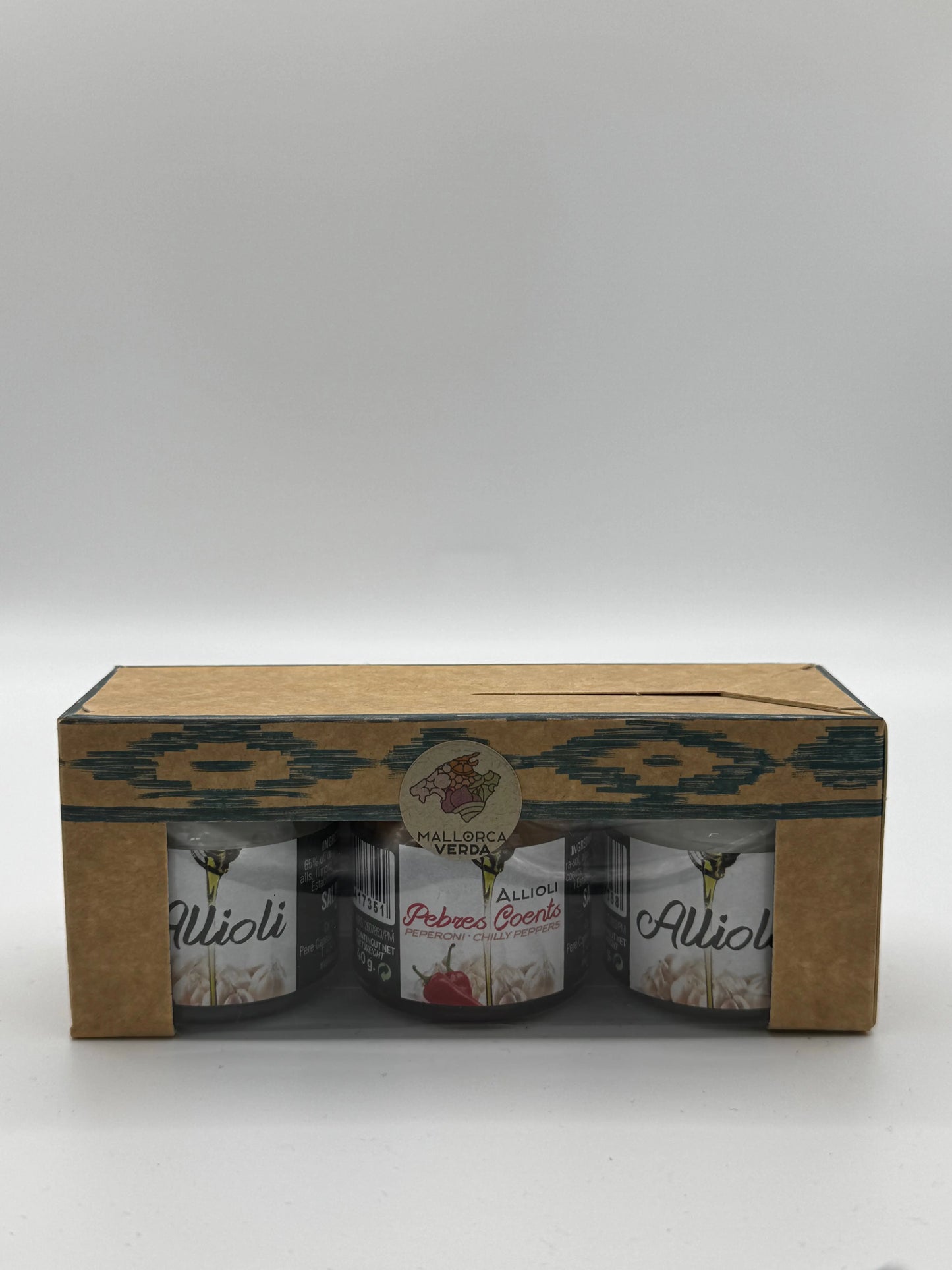 Mallorca Verda Allioli-Trio – Klassisch & mit Peperoni 3 x 40 g