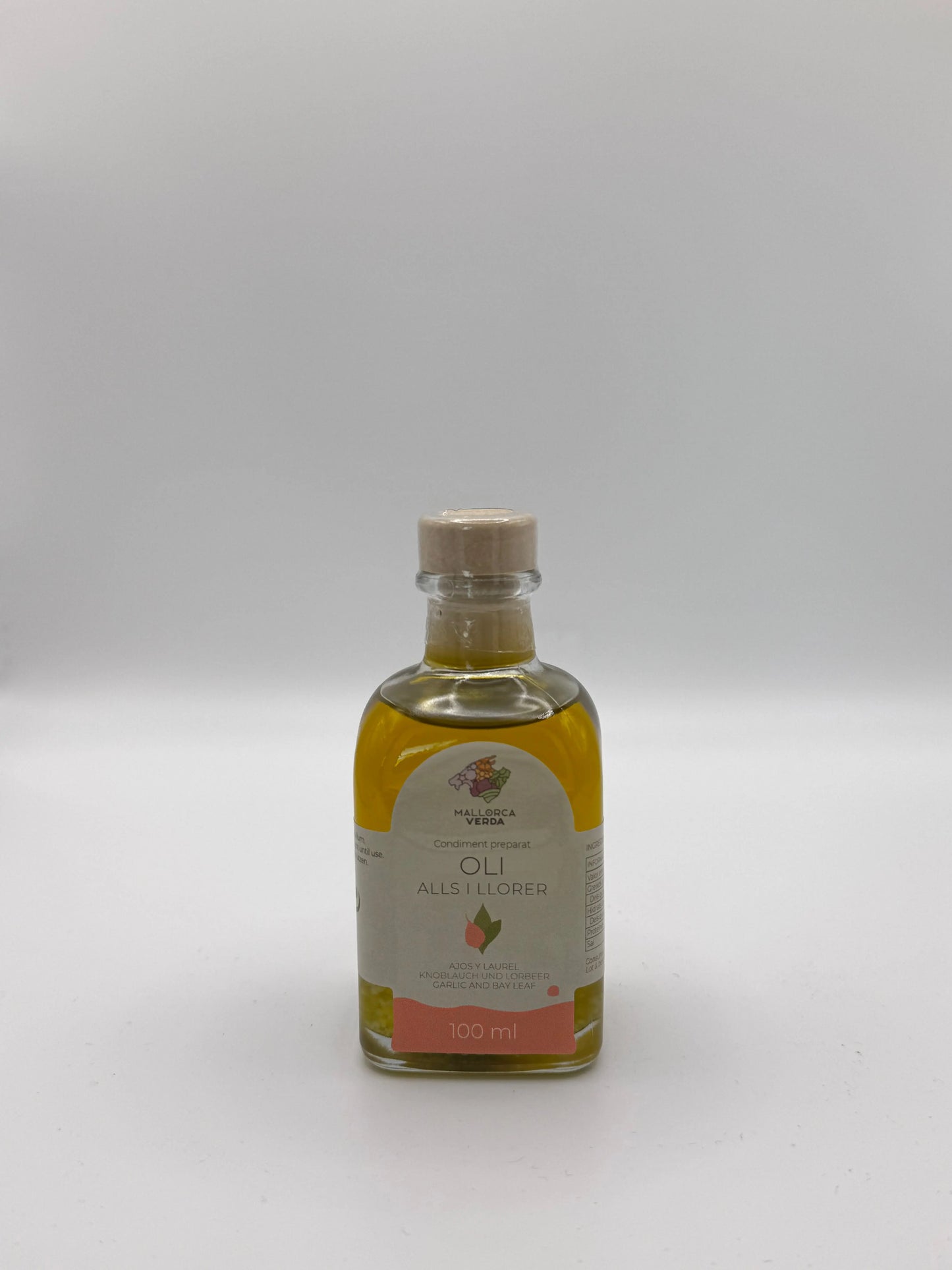 Mallorca Verda Olivenöl mit Knoblauch 100 ml