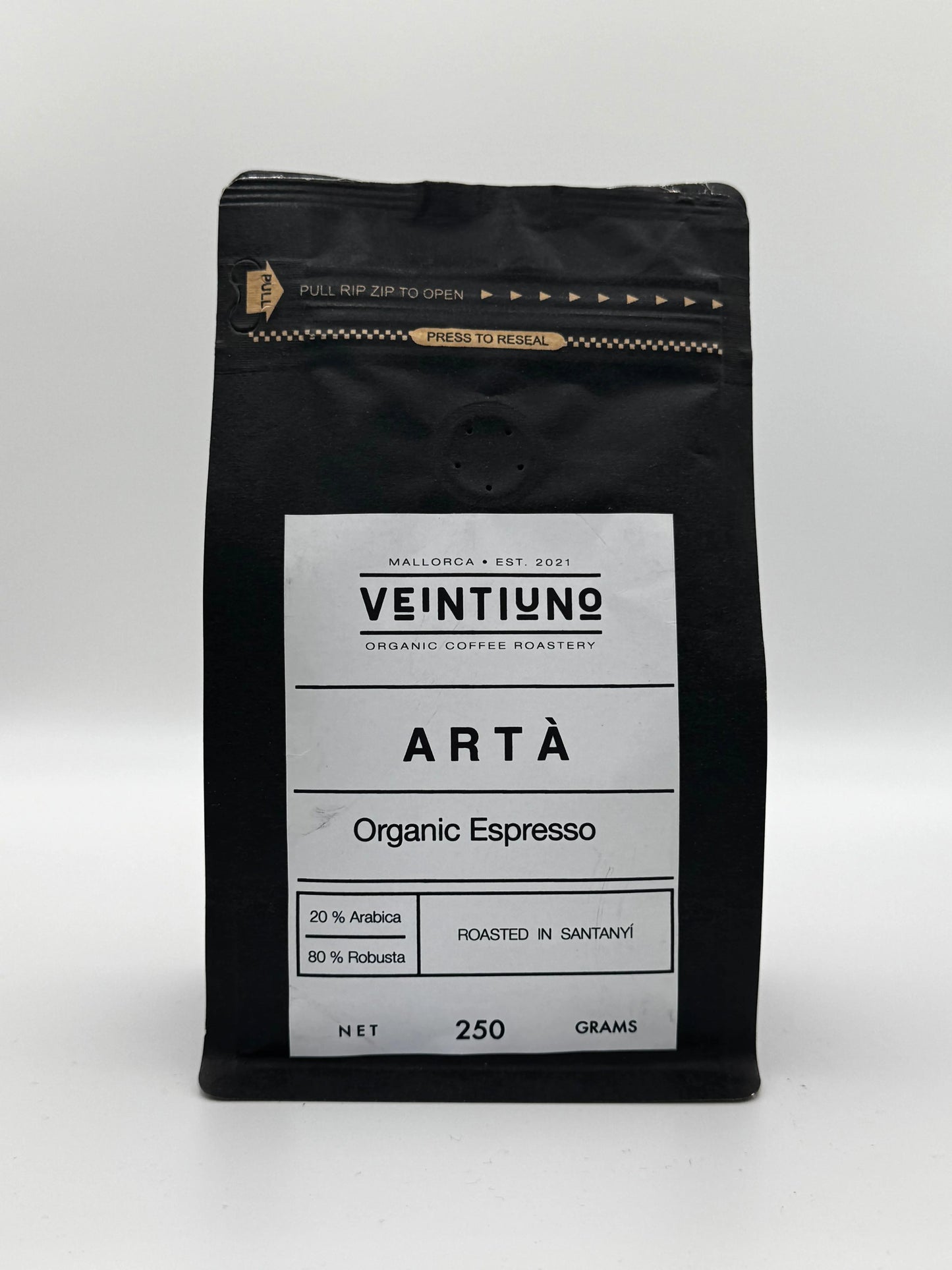 Veintiuno Kaffee Arta 250 g Mallorca Genuss