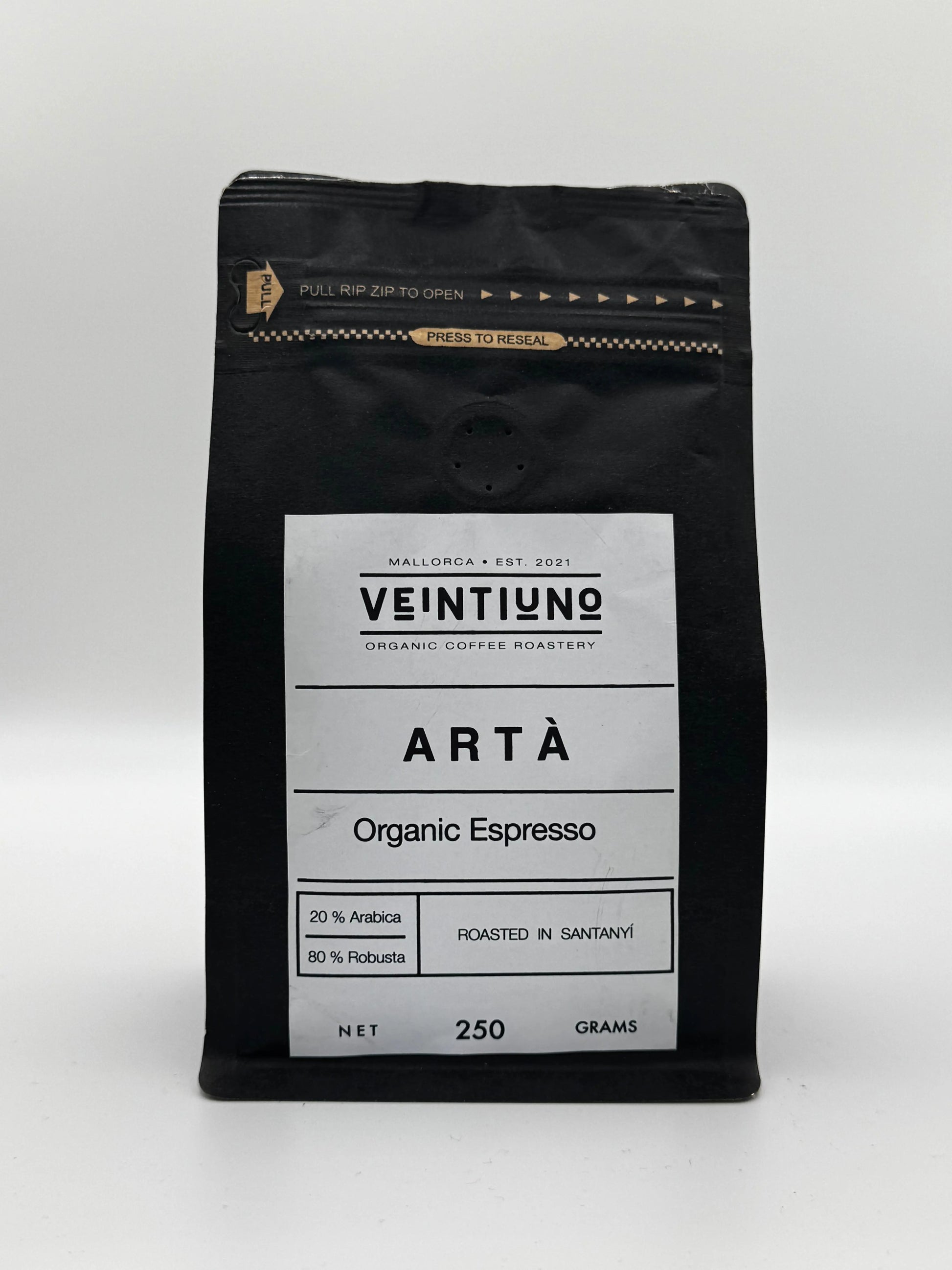 Veintiuno Kaffee Arta 250 g Mallorca Genuss