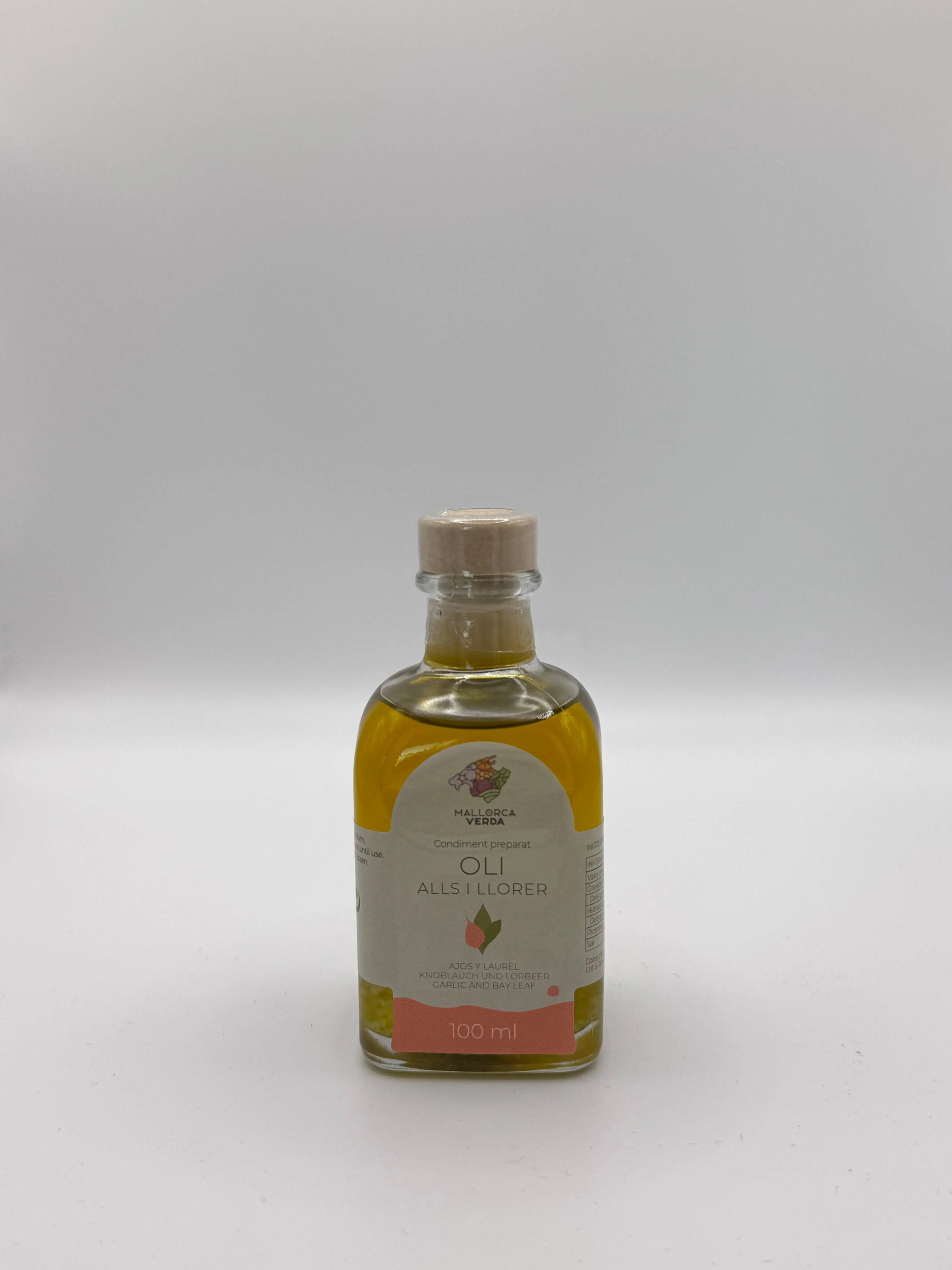 Mallorca Verda Olivenöl mit Knoblauch 100 ml