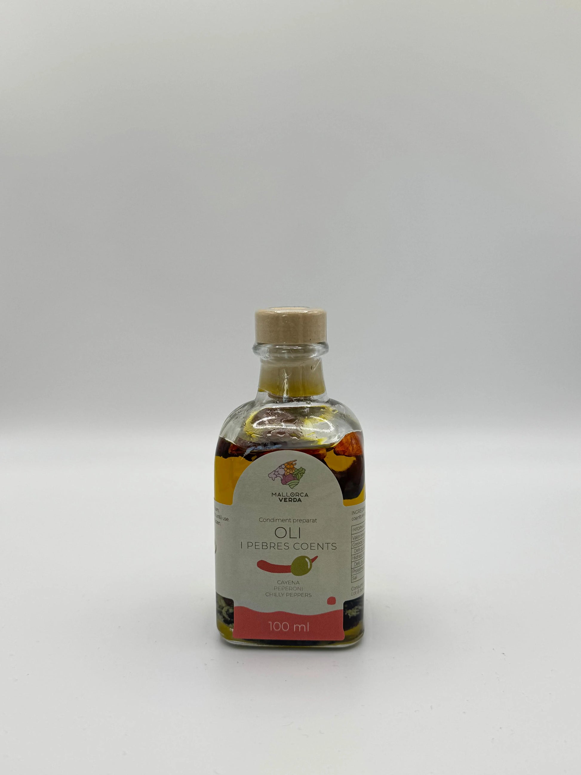Mallorca Verda Olivenöl mit Peperoni 100 ml